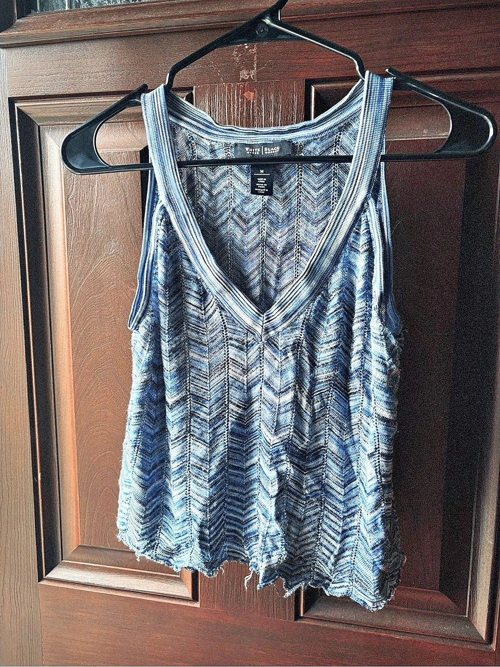 WHBM Boho Fringe Tank Top M